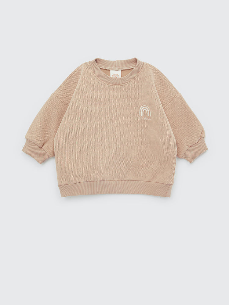Sweatshirt & pants LACOSTE Beige