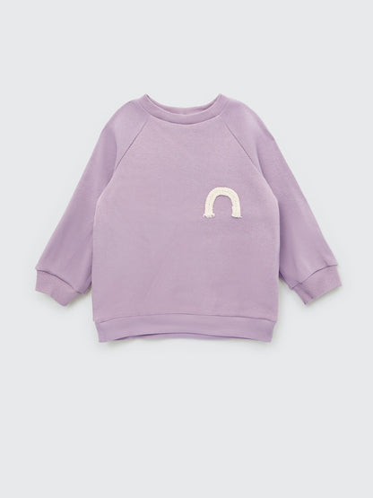 Ribbed sweatshirt Lavanda