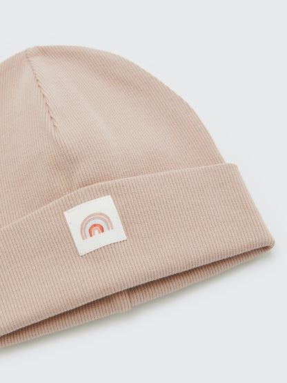 Beanie Beige color