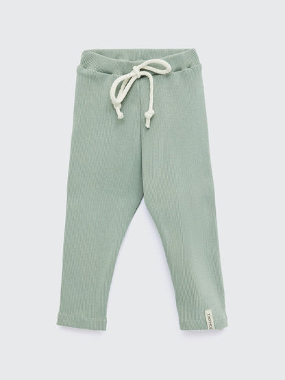Ribbed sweatshirt Dusty menthol